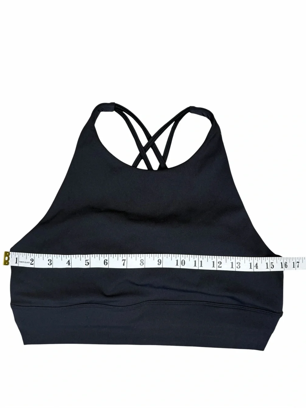Aritzia Golden Black Strappy Sports Bra Size L
